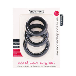 Set van Ronde Cockrings - Drie Maten (Medium, Large, Extra Large) - EroticToyzProducten,Toys,Toys voor Mannen,Cockringen,,MannelijkShots Toys by Shots