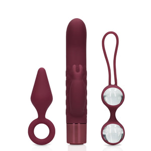 (S)explore - Toy Kit for Her - Dark Cherry - EroticToyzProducten,Kits Sets,Sets voor Vrouwen,,VrouwelijkLoveline by Shots