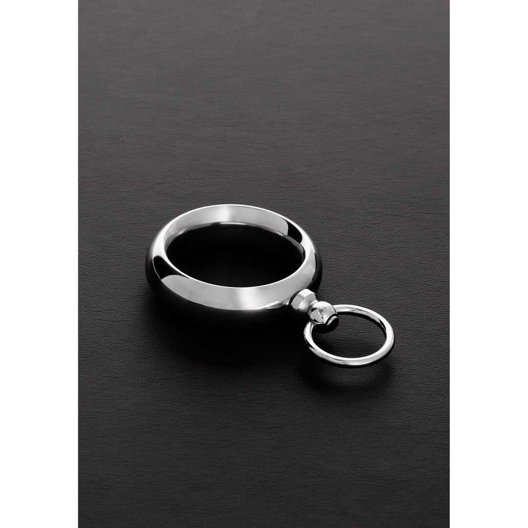 'Shots Steel Donut Cockring met O - ring 4,5 cm - Roestvrij Staal' - EroticToyzCockringenSteel by Shots