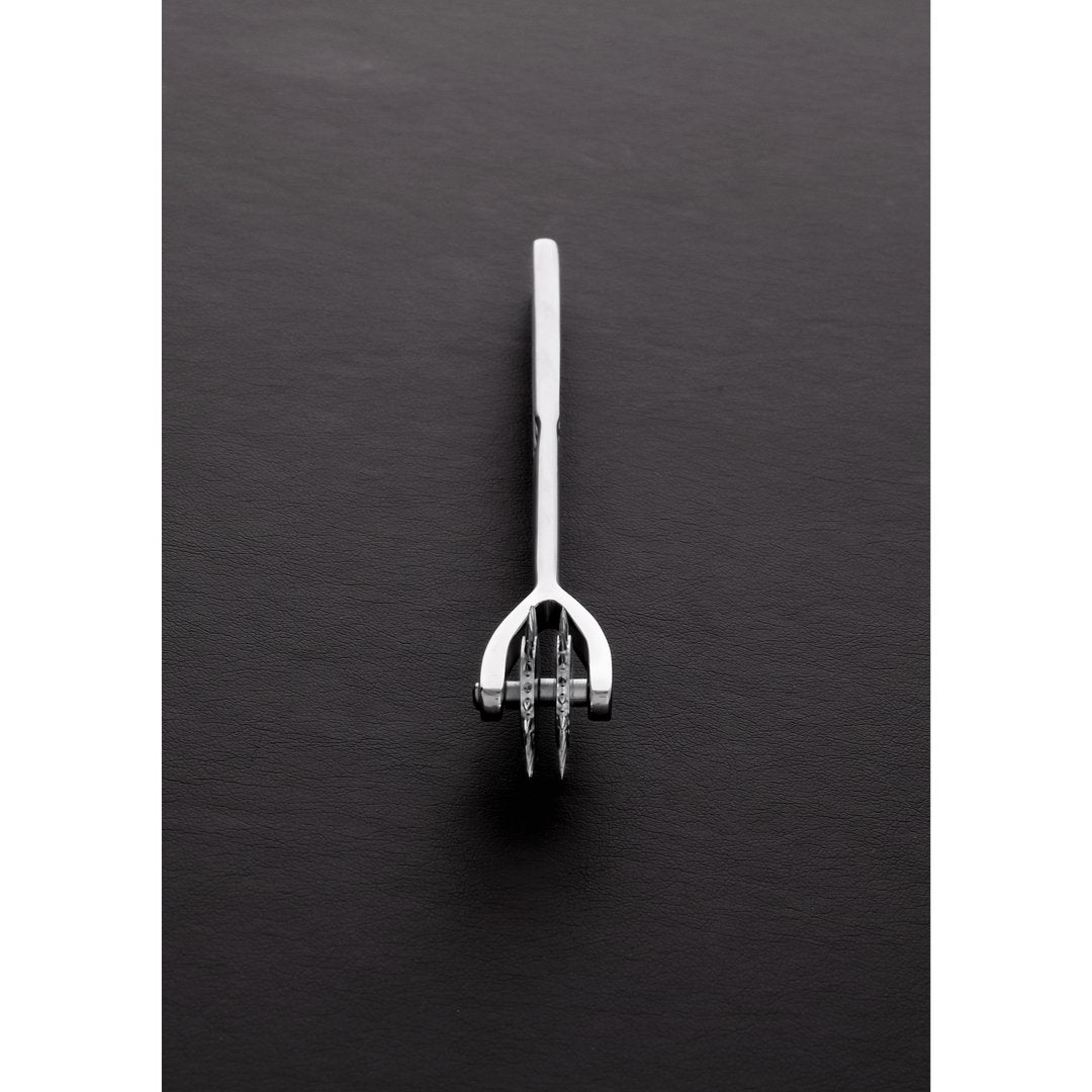 Shots Steel Dubbele Wartenberg Pinwheel - RVS - EroticToyzPinwheelsSteel by Shots