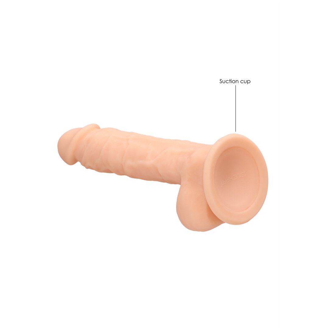 Silicone Dildo met Realistische Ballen - 18 cm - EroticToyzProducten,Toys,Dildos,Realistische Dildo's,,GeslachtsneutraalRealRock by Shots