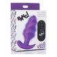 'Silicone Swirl Vibrerende Butt Plug met Afstandsbediening - Zwart' - EroticToyzButtplugs Anale Dildo's VibrerendXR Brands