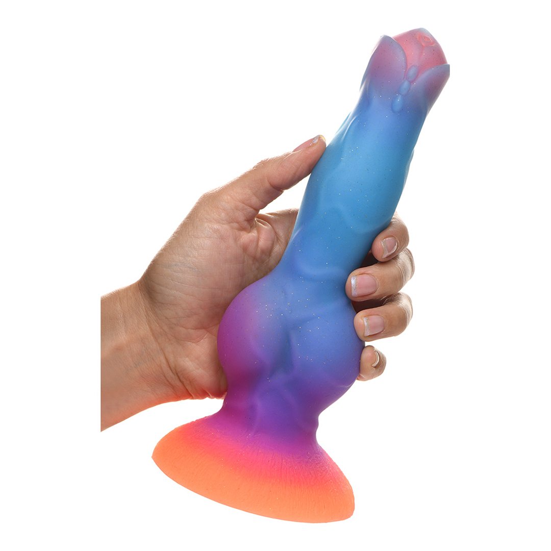 Siliconen Alien Dildo Met Zuignap - Glow in the Dark - 21,6 cm - EroticToyzNiet - Fallische Dildo'sXR Brands