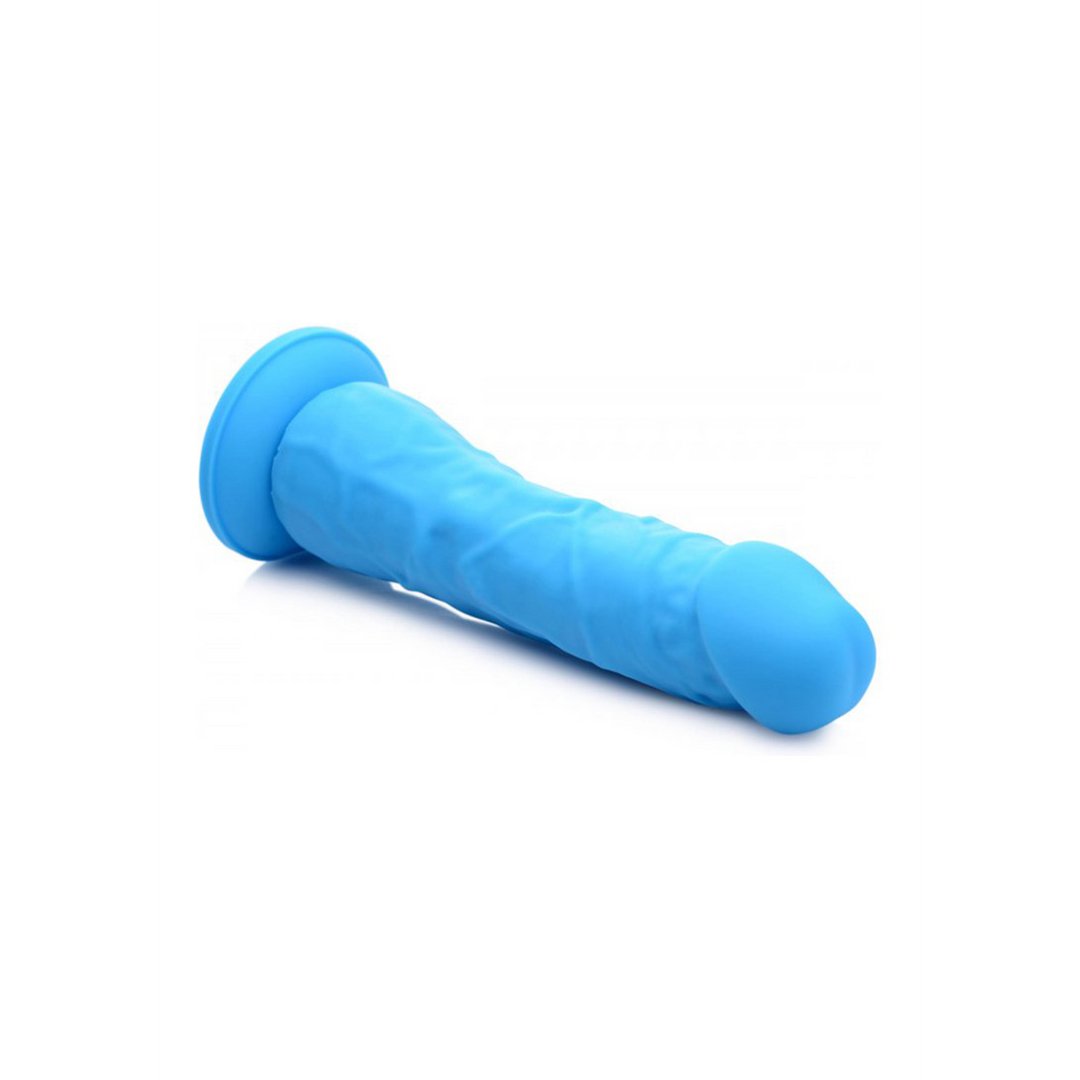 Siliconen Dildo zonder Ballen - 18 cm Blauw - EroticToyzProducten,Toys,Dildos,Realistische Dildo's,,Curve Toys