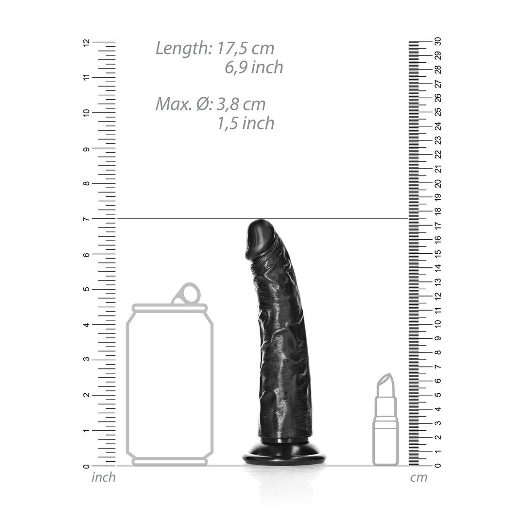 Slanke Realistische Dildo met Zuignap - 15,5 cm - EroticToyzProducten,Toys,Dildos,Realistische Dildo's,,GeslachtsneutraalRealRock by Shots