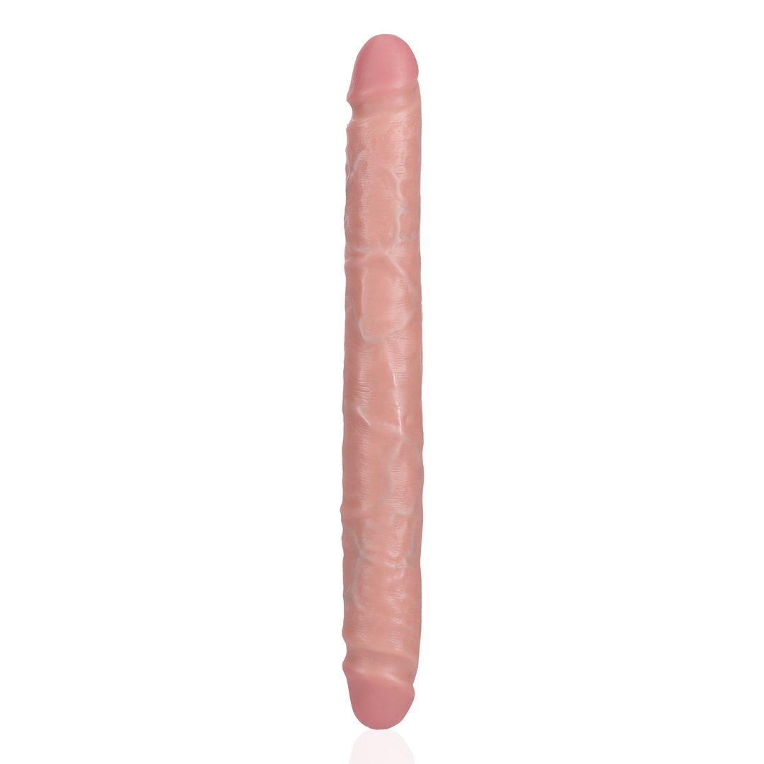 'Slim Double Ended Dildo 30,5 cm - Vleeskleurig' - EroticToyzDubbele Dildo'sRealRock by Shots