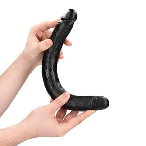 'Slim Double Ended Dildo 35,6 cm - Zwart' - EroticToyzDubbele Dildo'sRealRock by Shots