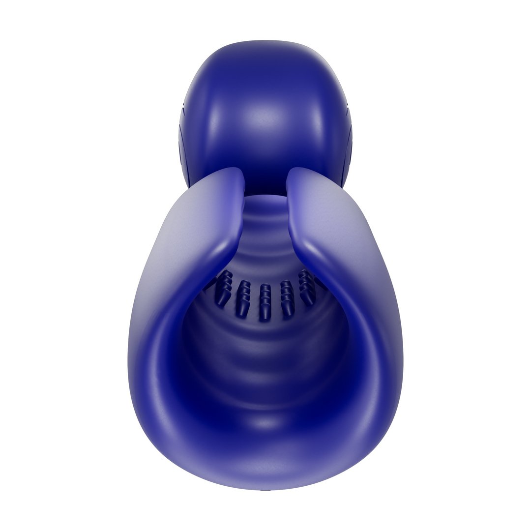 Snail Vibe EVO Masturbator Met Dubbele Motoren - Navy - EroticToyzVibrerende MasturbatorSnail Vibe