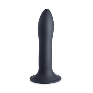 'Squeezable Slim Dildo - 20 cm - Oplaadbaar met 13 Vibratiepatronen - Zwart' - EroticToyzRealistische Dildo'sXR Brands