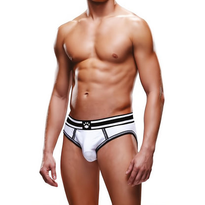 Stijlvolle Zwarte Open Brief Voor Heren - EroticToyzProducten,Lingerie,Lingerie voor Hem,Briefs,,MannelijkProwler