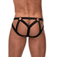 Strappy Ring Jockstrap - M - Zwart - Comfort en Stijl - EroticToyzProducten,Lingerie,Lingerie voor Hem,Jocks,,MannelijkMale Power