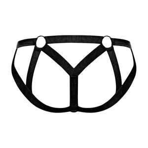 Strappy Ring Jockstrap - M - Zwart - Comfort en Stijl - EroticToyzProducten,Lingerie,Lingerie voor Hem,Jocks,,MannelijkMale Power