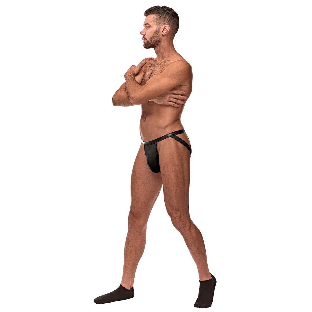 Strappy Ring Jockstrap - M - Zwart - Comfort en Stijl - EroticToyzProducten,Lingerie,Lingerie voor Hem,Jocks,,MannelijkMale Power