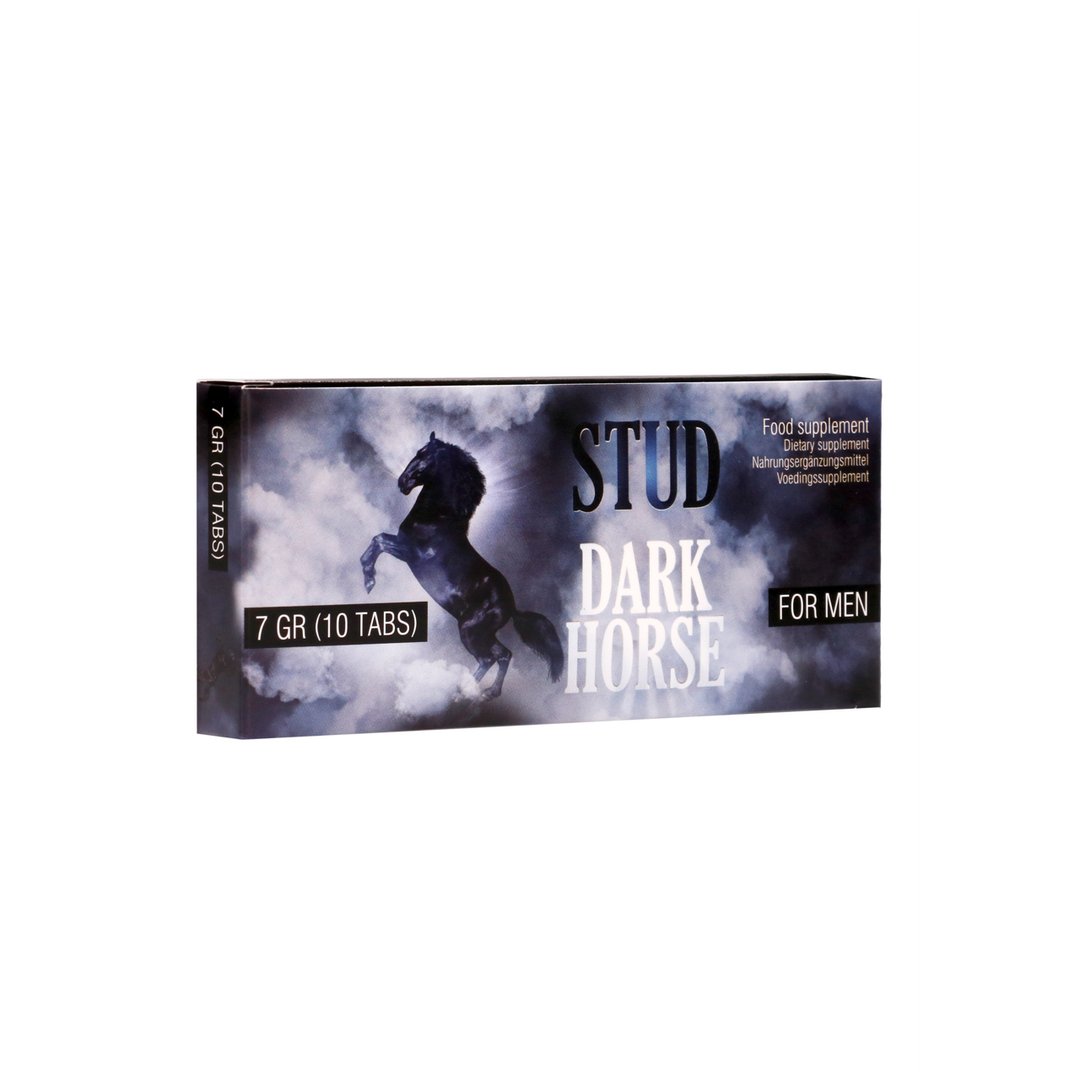 Stud Dark Horse - Erectiepillen - 10 Stuks - EroticToyzProducten,Veilige Seks, Verzorging Hulp,Stimulerende Middelen,Pillen en Supplementen,,MannelijkPharmquests by Shots