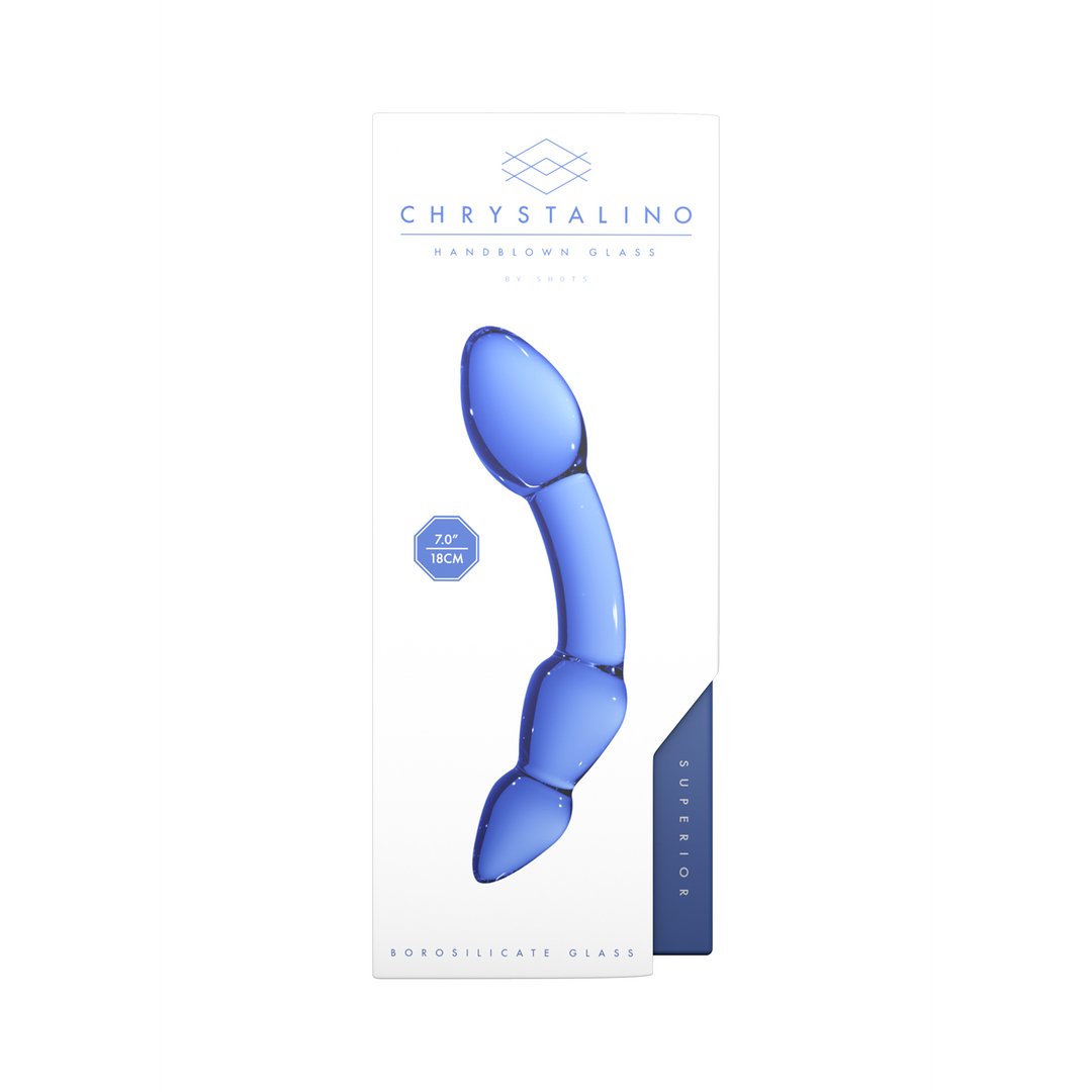 Superior - Luxe Glazen Dildo - EroticToyzProducten,Toys,Dildos,Glazen Dildo's,,GeslachtsneutraalChrystalino by Shots