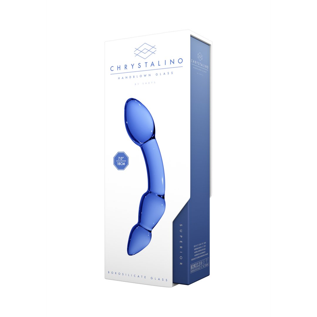 Superior - Luxe Glazen Dildo - EroticToyzProducten,Toys,Dildos,Glazen Dildo's,,GeslachtsneutraalChrystalino by Shots