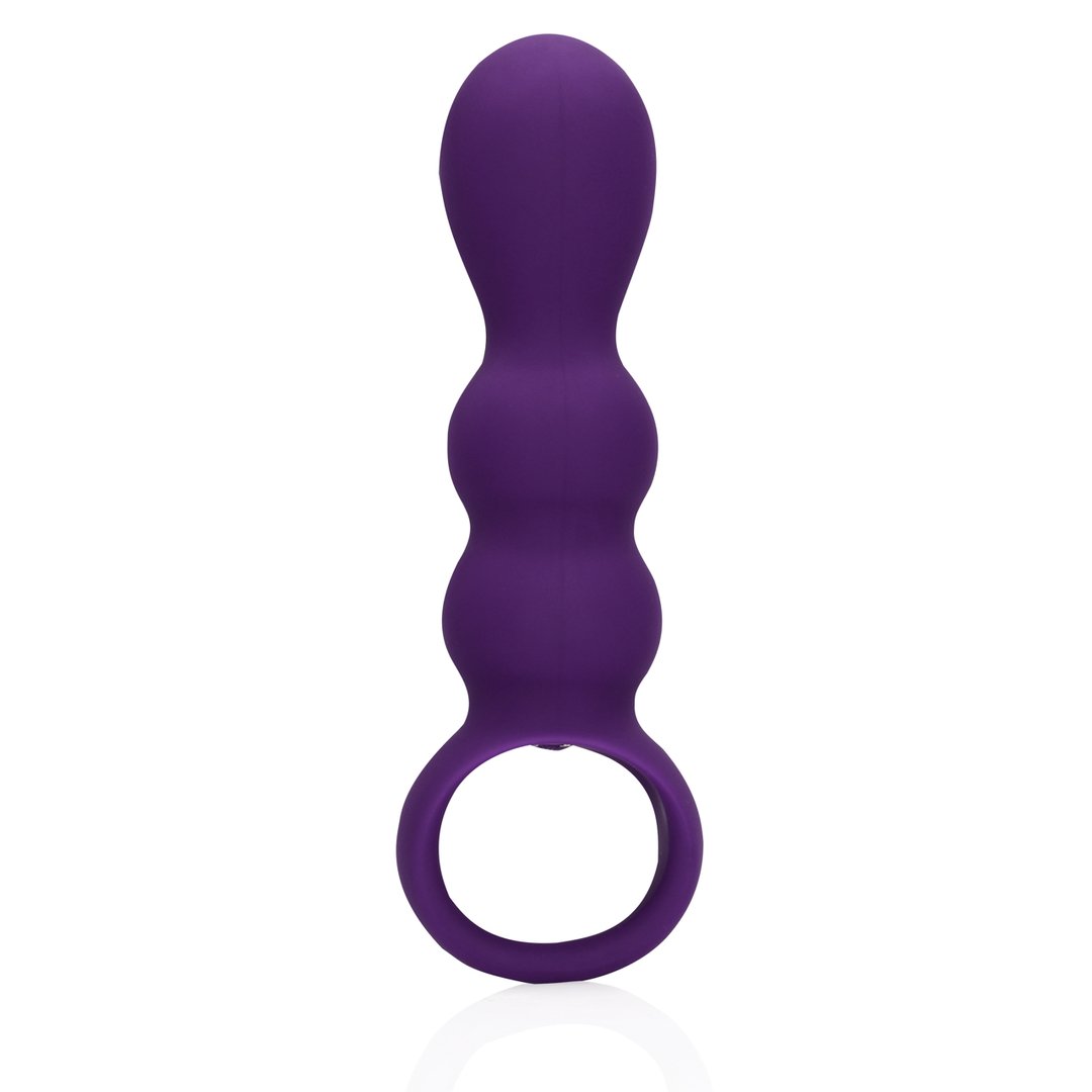 Teardrop Shaped Anal Vibrator - Clear Purple - EroticToyzProducten,Toys,Anaal Toys,Buttplugs Anale Dildo's,Buttplugs Anale Dildo's Vibrerend,,GeslachtsneutraalLoveline by Shots