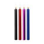 Teasing Wax Candles - 4 Pieces - Large - EroticToyzProducten,Veilige Seks, Verzorging Hulp,Massage,Massagekaarsen,,Ouch! by Shots