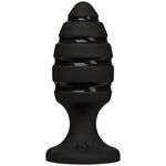 'The Blast Butt Plug Dubbele Textuur - Rood/Zwart' - EroticToyzButtplugs Anale Dildo's Niet VibrerendDoc Johnson