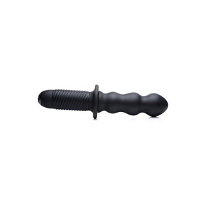 The Groove - Silicone Vibrator with Handle - Black - EroticToyzProducten,Toys,Vibrators,Klassieke Vibrators,,GeslachtsneutraalXR Brands