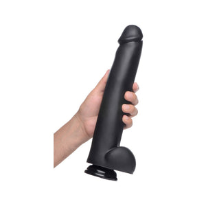 'The Master Dildo met Zuignap 29,2 cm - Zwart' - EroticToyzRealistische Dildo'sXR Brands