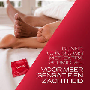 'Thin Feel Extra Glijmiddel Condooms 10 stuks' - EroticToyzCondooms voor MannenDurex