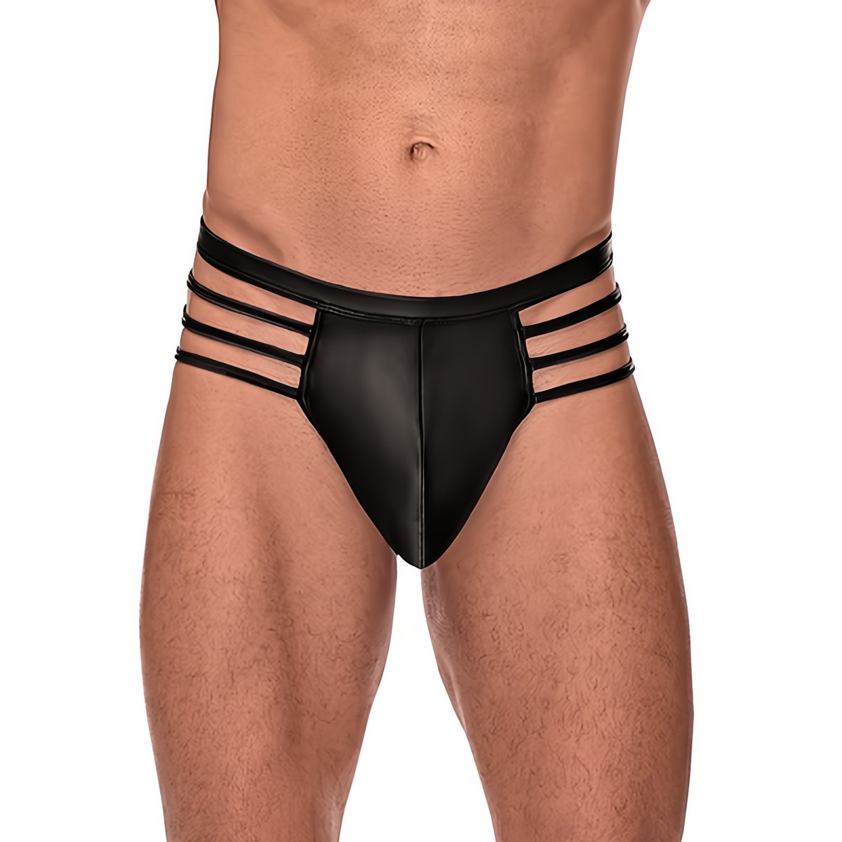 Thong - M - Black - EroticToyzProducten,Lingerie,Lingerie voor Hem,Strings,,MannelijkMale Power