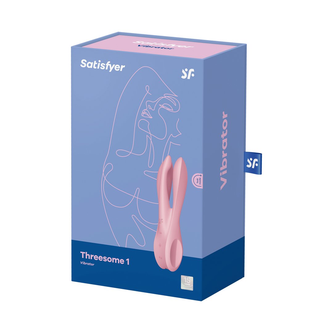 Threesome 1 - Vibrator - EroticToyzProducten,Toys,Vibrators,Clitoris Stimulator,Lay - on Vibrator,,GeslachtsneutraalSatisfyer