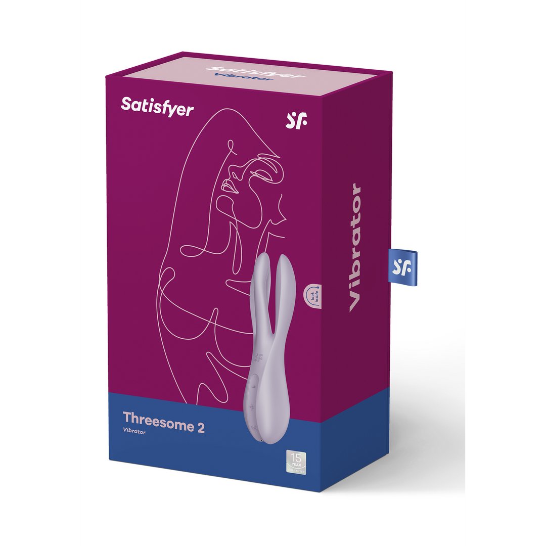 Threesome 2 - Vibrator - EroticToyzProducten,Toys,Vibrators,Clitoris Stimulator,Lay - on Vibrator,,GeslachtsneutraalSatisfyer