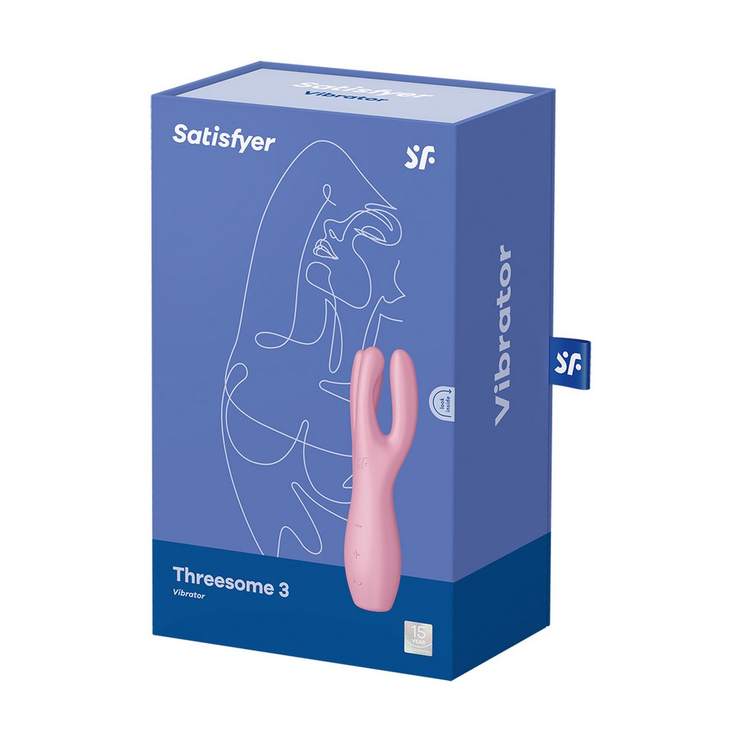 Threesome 3 - Lay - on Vibrator - EroticToyzProducten,Toys,Vibrators,Clitoris Stimulator,Lay - on Vibrator,,GeslachtsneutraalSatisfyer