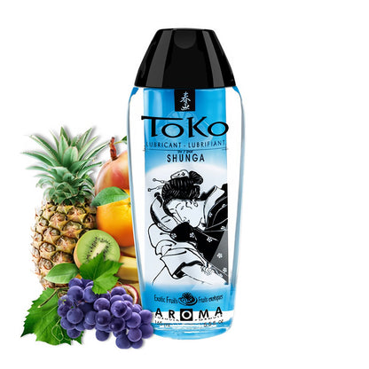 'Toko Aroma Glijmiddel Exotic Fruits 165 ml - Zonder Suiker' - EroticToyzKissableShunga