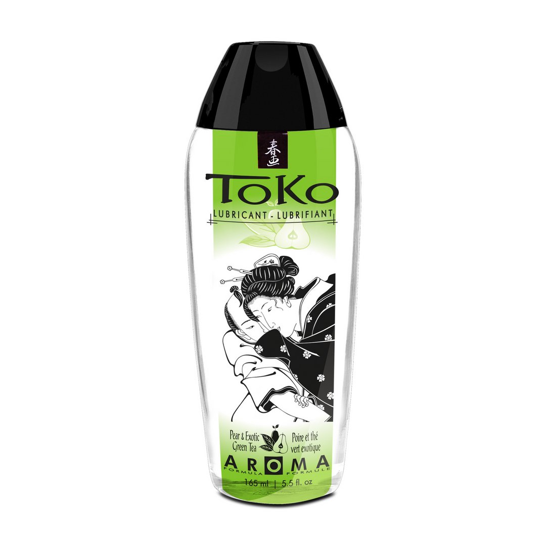 'Toko Aroma Glijmiddel Peer & Exotische Groene Thee 165 ml - Transparant' - EroticToyzKissableShunga