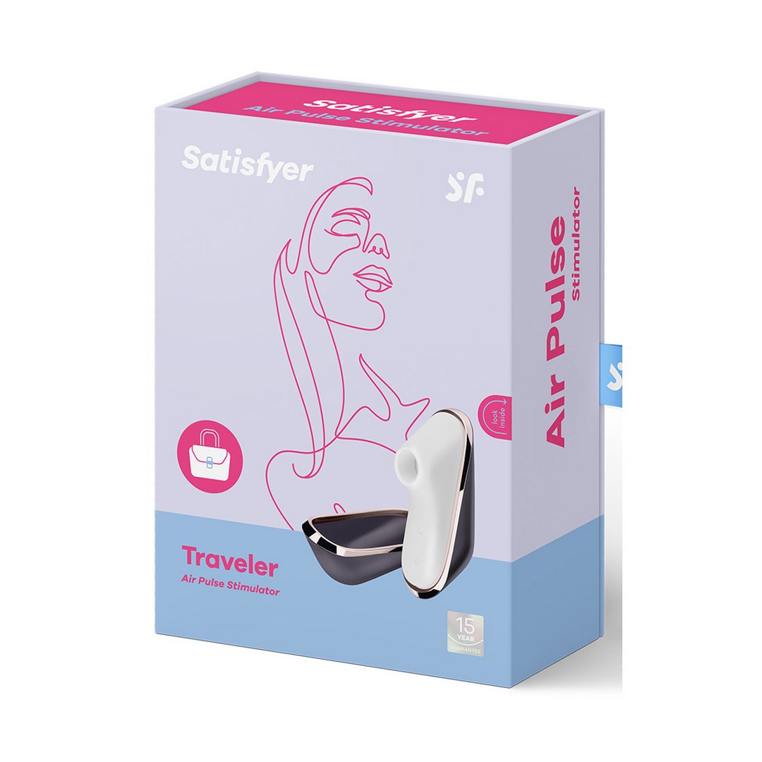 Traveler - Air Pulse Stimulator - EroticToyzProducten,Toys,Vibrators,Clitoris Stimulator,Air Pulse,,VrouwelijkSatisfyer