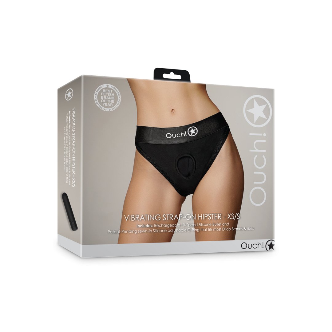 Trillende Strap - On Boxer - S - Zwart - EroticToyzVibrerende SlipjesOuch! by Shots