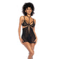 TwoinOne Babydoll en Teddy met Afneembare Rok S/M - Zwart - EroticToyzBodysuits TeddiesMapalé