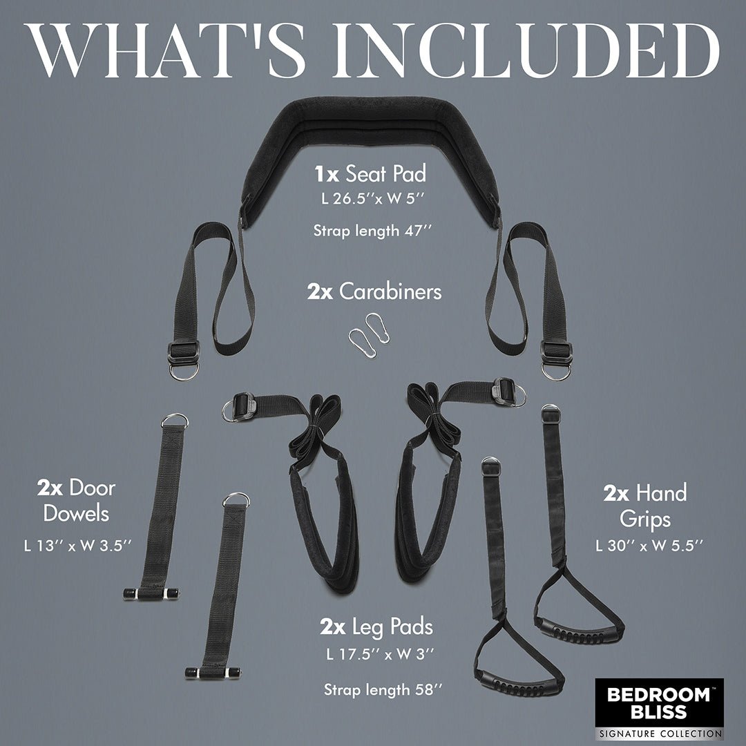 'Ultimate Lover's Door Swing - Zwart' - EroticToyzSchommelsXR Brands