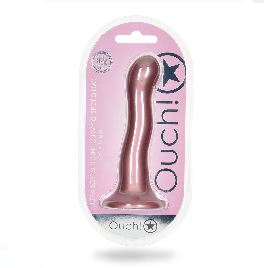 Ultra Soft Silicone Curvy G - 17 cm - EroticToyzProducten,Toys,Dildos,Siliconen Dildo's,,VrouwelijkOuch! by Shots