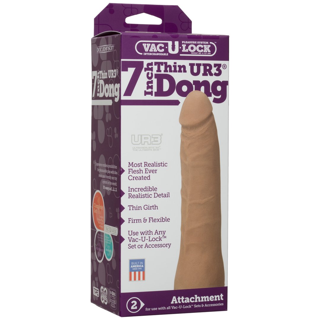 ULTRASKYN Realistische Dildo 18 cm - Huidkleurig - EroticToyzVoorbinddildo'sDoc Johnson