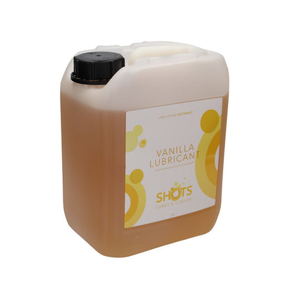 Vanille Glijmiddel Waterbasis 5L - Transparant - EroticToyzKissableShots Lubes Liquids by Shots