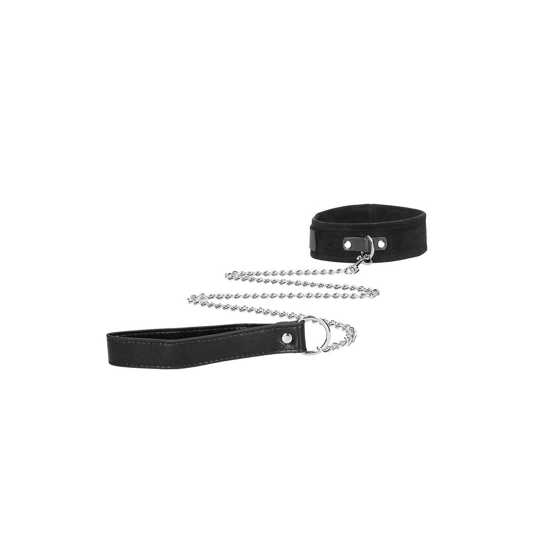 Velcro Collar with Leash and Handcuffs - EroticToyzProducten,Toys,Fetish,Boeien,Handboeien,Riem Halsbanden,,GeslachtsneutraalOuch! by Shots