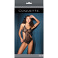 Verleidelijke Crotchless Lace Teddy - One Size Zwart - EroticToyzBodysuits TeddiesCoquette