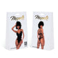 Verleidelijke Wet Look Bodysuit L/XL Zwart Met Transparante Tule - EroticToyzBodysuits TeddiesMapalé