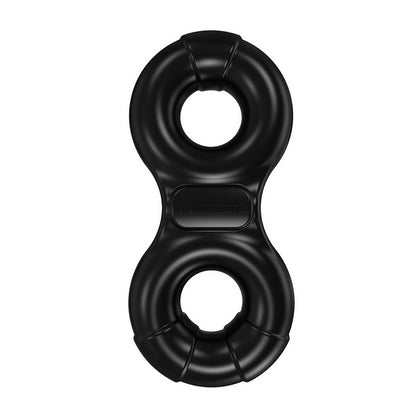 Vibe Eight Cock Ring Met 3 Snelheden - Zwart - EroticToyzCockringenBathmate