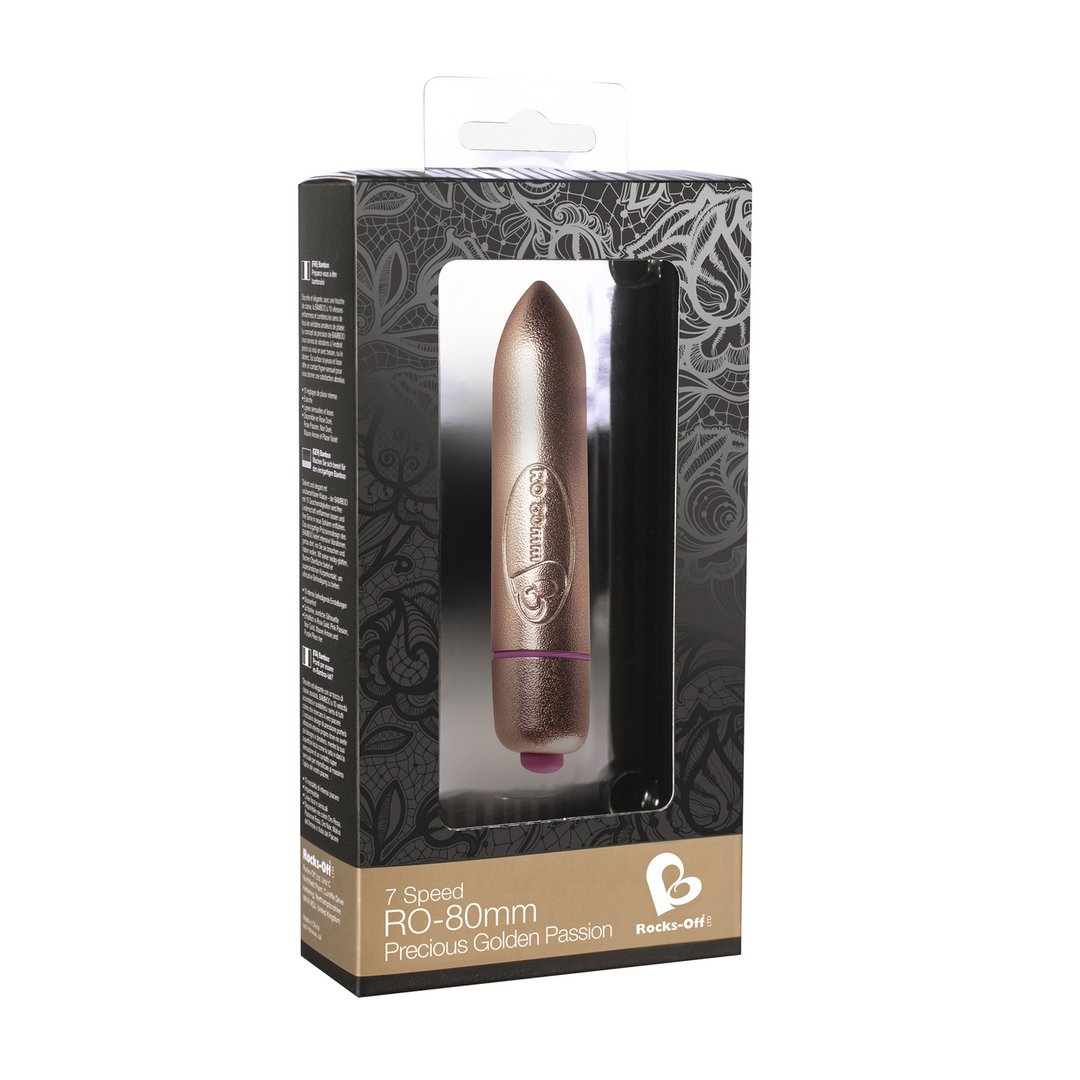 Vibrating Bullet with 7 Speeds - 80 mm - EroticToyzProducten,Toys,Vibrators,Kogel - en Minivibrators,,VrouwelijkRocks - Off