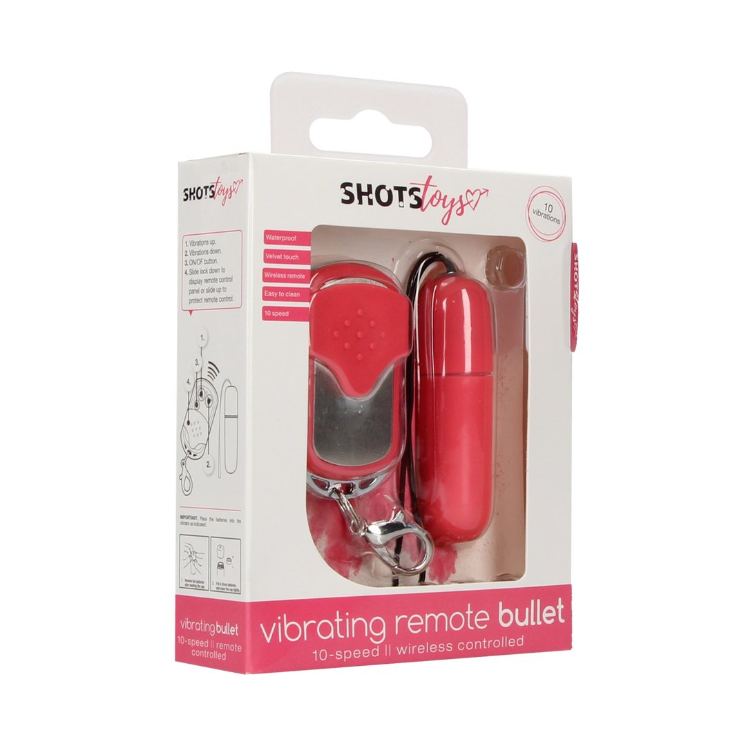 Vibrating Bullet with Remote Control - EroticToyzProducten,Toys,Vibrators,Kogel - en Minivibrators,,VrouwelijkShots Toys by Shots