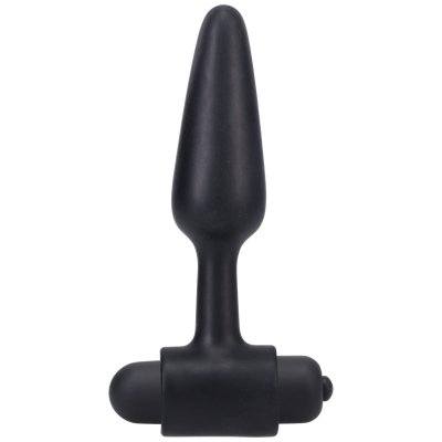 Vibrating Butt Plug - 10 cm - Black - EroticToyzProducten,Toys,Anaal Toys,Buttplugs Anale Dildo's,Buttplugs Anale Dildo's Vibrerend,Nieuwe Producten,,GeslachtsneutraalDoc Johnson