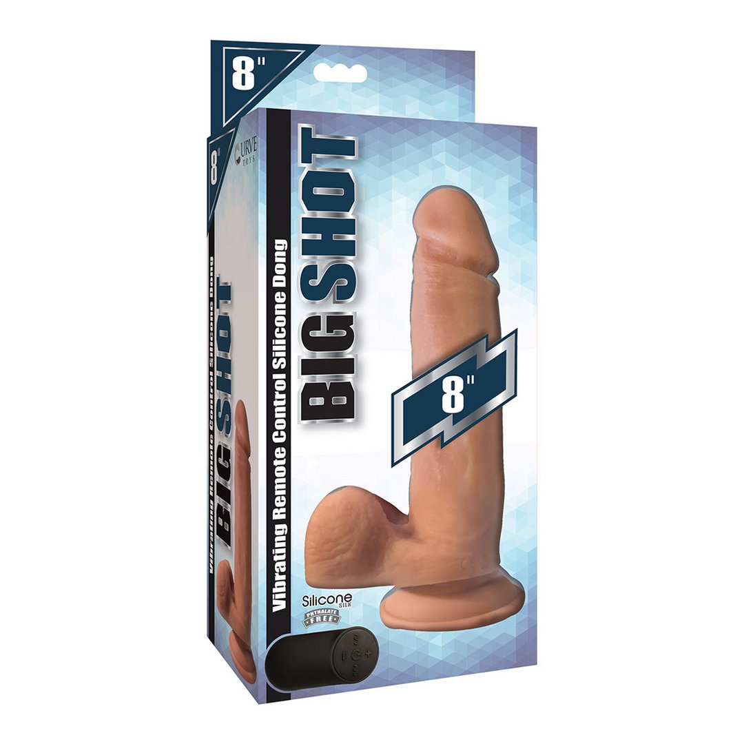 Vibrerende Dildo Met Afstandsbediening - 20,5 cm - EroticToyzRealistische VibratorsCurve Toys