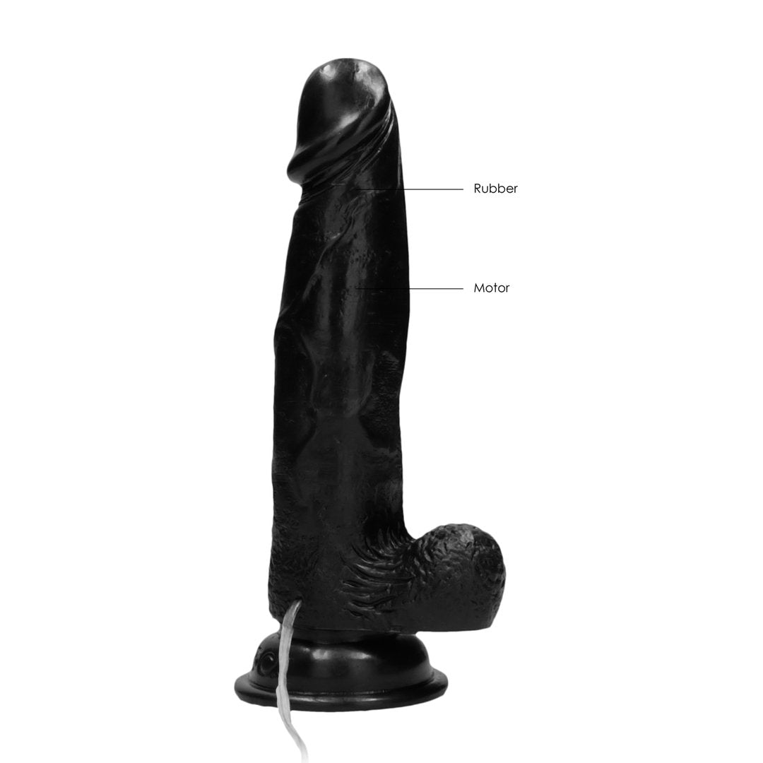 Vibrerende Realistische Dildo met Scrotum - 20 cm - EroticToyzRealistische VibratorsRealRock by Shots