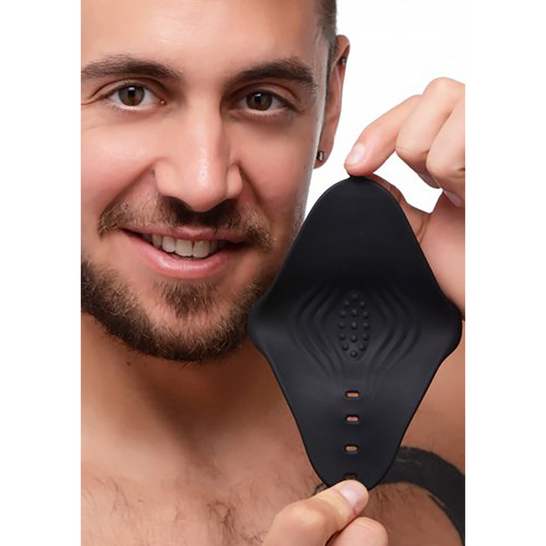 Vibrerende Siliconen Penis Sleeve - Pleasure Stroke - EroticToyzPenis SleeveXR Brands