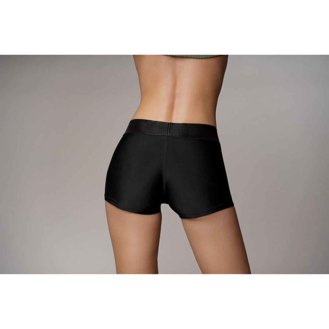 Vibrerende Strap - on Boxer - Zwart - S - EroticToyzVibrerende SlipjesOuch! by Shots